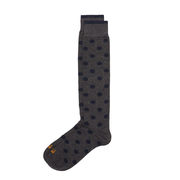 CALZE POIS BICOLOR Uomo Grigio Blu CALZE POIS BICOLOR Uomo Grigio Blu