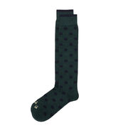 CALZE POIS BICOLOR Uomo Verde Blu CALZE POIS BICOLOR Uomo Verde Blu