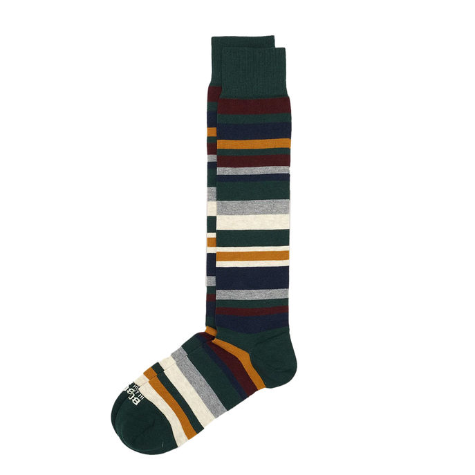 SOX IN THE BOX CALZE STRIPE MULTICOLOR Uomo Verde Multicolor ...