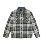 CAMICIA OVER Kid Forest Mist Tartan  CAMICIA OVER Kid Forest Mist Tartan
