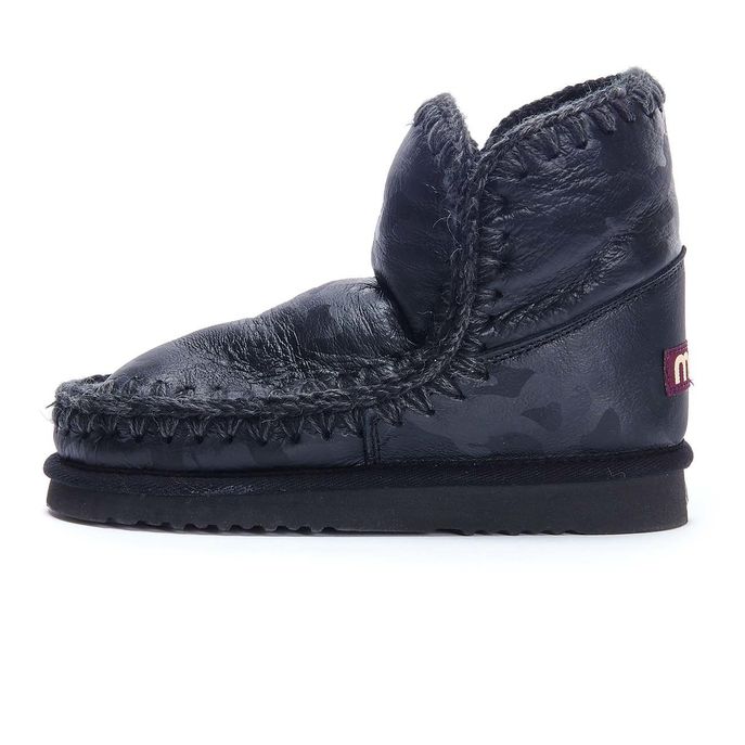 CAMOUFLAGE ESKIMO BOOTS Woman Black Camo