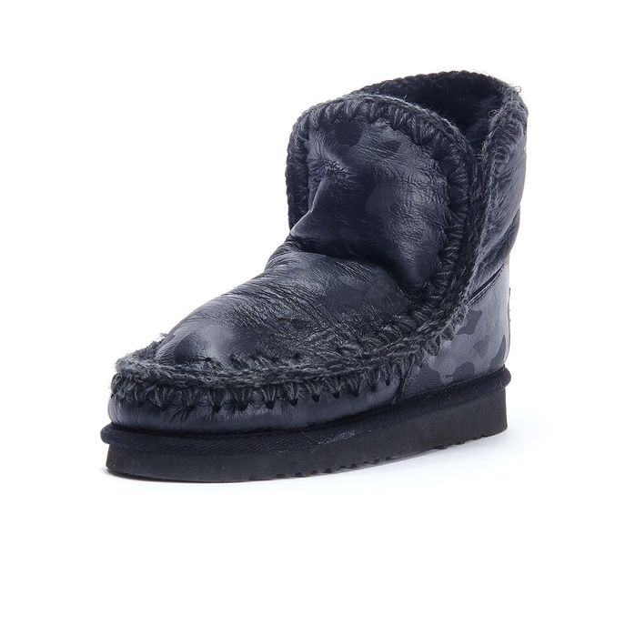 CAMOUFLAGE ESKIMO BOOTS Woman Black Camo