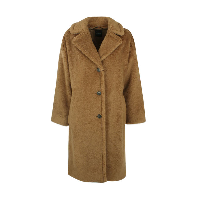 CAPPOTTO SALMONE Woman Camel