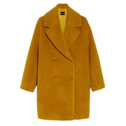 CAPPOTTO SEZIONE ORSETTO Donna Giallo Olio CAPPOTTO SEZIONE ORSETTO Donna Giallo Olio