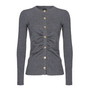CARDIGAN EVELIGNESE Woman Dark Grey  CARDIGAN EVELIGNESE Woman Dark Grey
