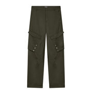 パンツ PINKO Woman Pants Olive 104704A2ER X26 P-Pants trousers with zip and sheer inserts PINKO → Shop Online