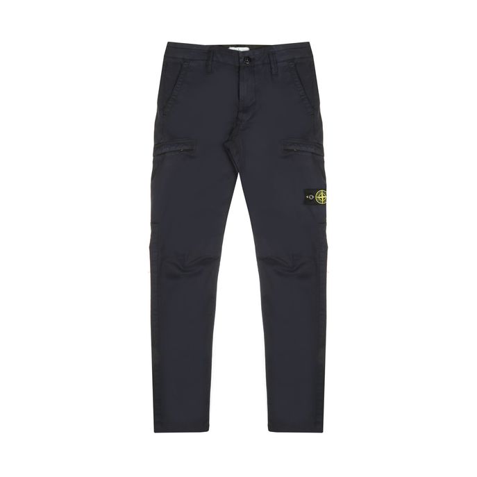 stone island cargo pants navy
