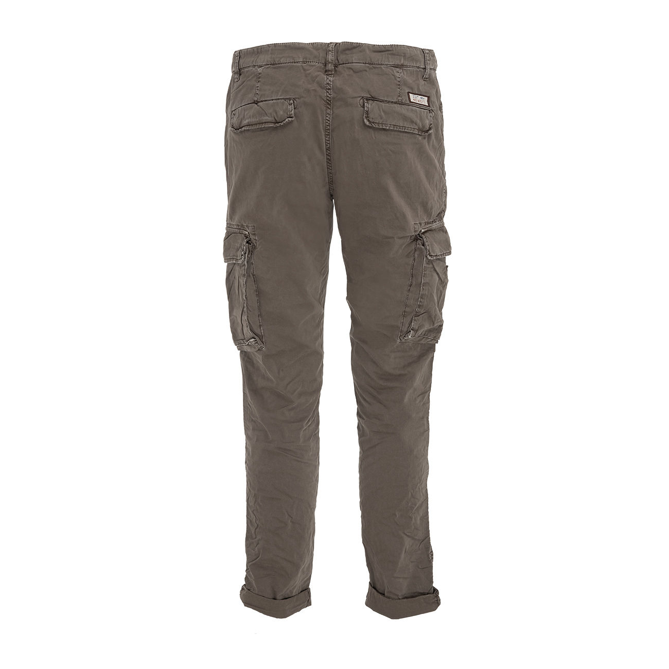 Cargo trousers in stretch twill with elasticated hem | EMPORIO ARMANI Man