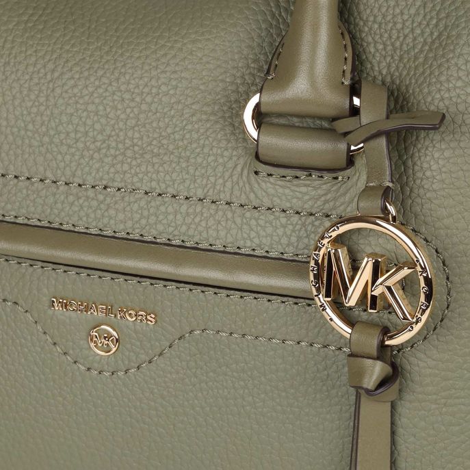 michael kors army green tote