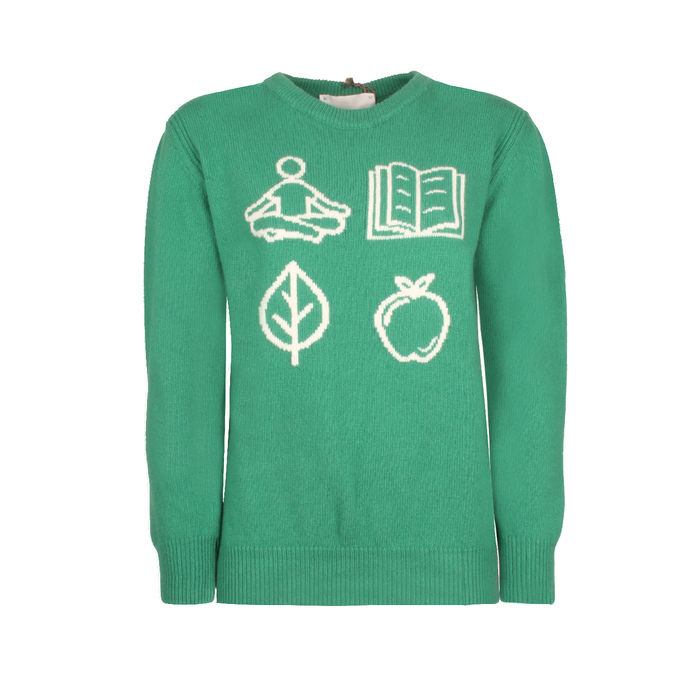 CASHMERE AND WOOL PULLOVER