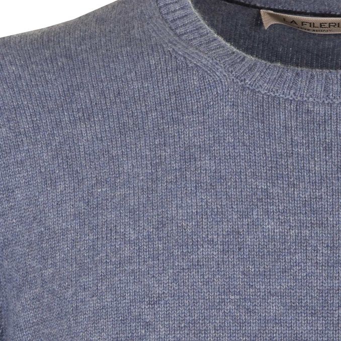 CASHMERE KNIT Man Light Blue
