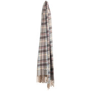 CHECK PATTERN PASHMINA WITH FRINGES CHECK PATTERN PASHMINA WITH FRINGES