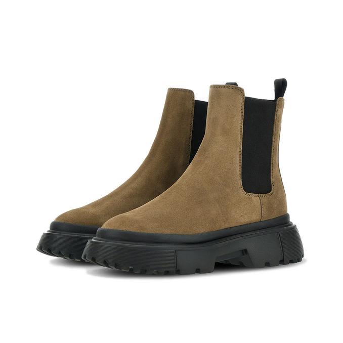 CHELSEA ANKLE BOOTS H629 Women Trekking Beige