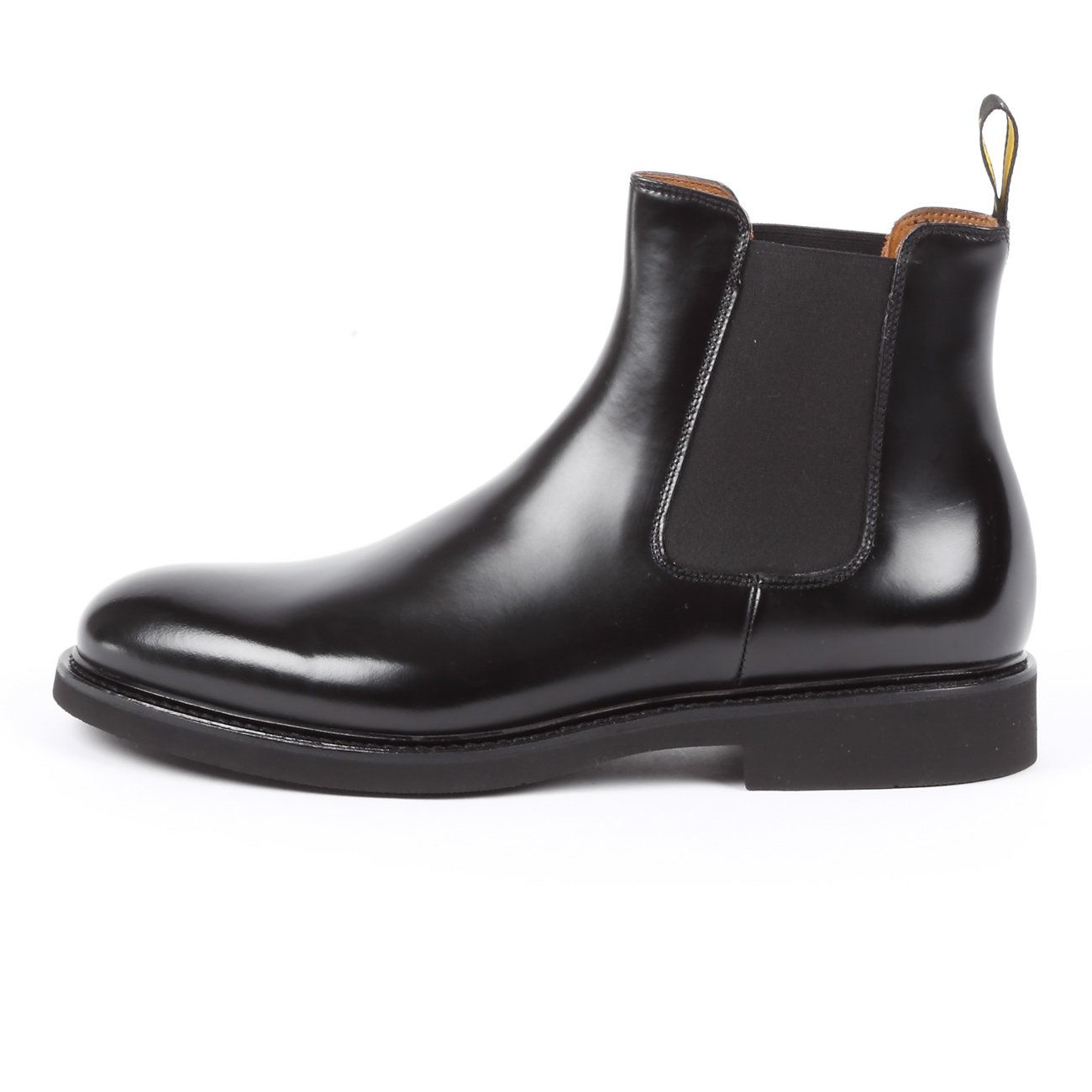 DOUCAL'S CHELSEA BOOT IN SMOOTH LEATHER Man Black | Mascheroni Moda