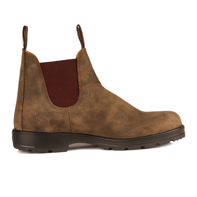 CHELSEA BOOTS IN LEATHER Man Rustic Brown