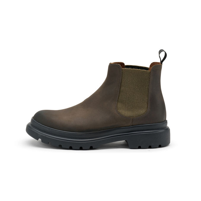 CHELSEA BOOTS IN NABUK Men Grey Salvia