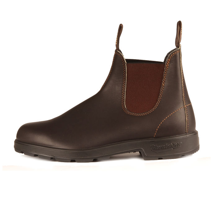  CHELSEA BOOTS IN WATERPROOF LEATHER Man Stout Brown