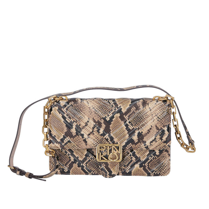 CLASSIC BAG ICON EXOTICS Woman Natural Black