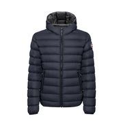 CLASSIC BOMBER WITH HOOD Man Blue Navy CLASSIC BOMBER WITH HOOD Man Blue Navy