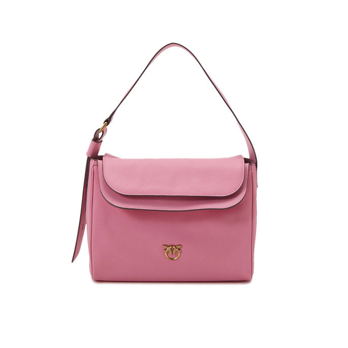 CLASSIC HOBO LEAF BAG Woman Pink Marino Antique Gold