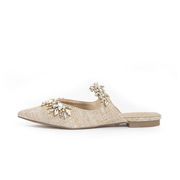 CLEAR SLIPPER WITH CRYSTALS Woman Rafia CLEAR SLIPPER WITH CRYSTALS Woman Rafia