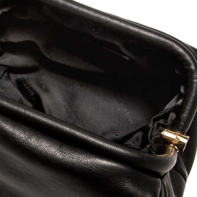 CLUTCH COLETTE IN PELLE Woman Black