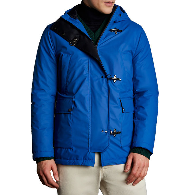 COAT 3 HOOKS Man Blue Wave