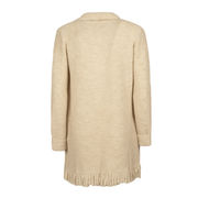 Max Mara LEISURE ノーカラーコート Morina MAX MARA LEISURE COAT MORINA Woman White Silk | Mascheroni Store
