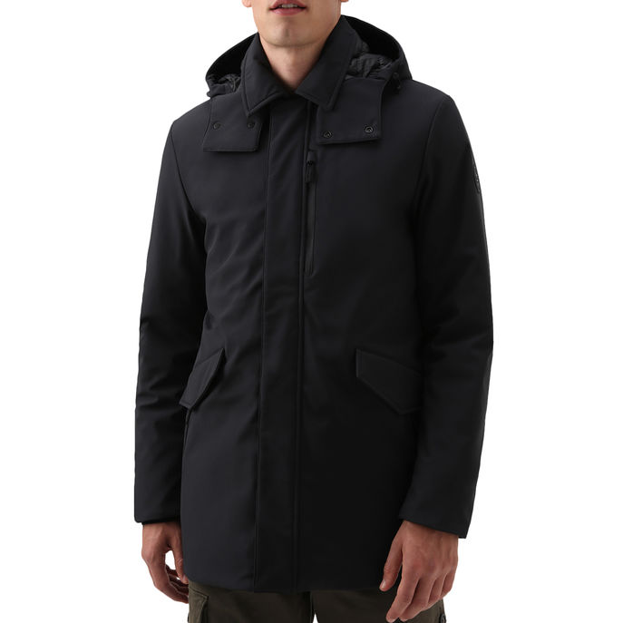 COAT BARROW MAC SOFT SHELL Man Black