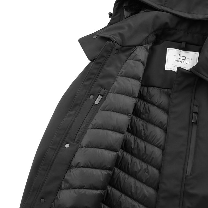 COAT BARROW MAC SOFT SHELL Man Black