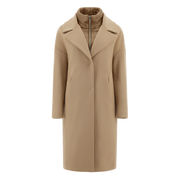 COAT ECOWOOL Woman Sand  COAT ECOWOOL Woman Sand