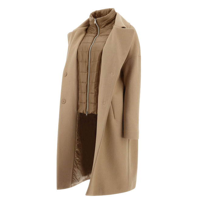 COAT ECOWOOL Woman Sand