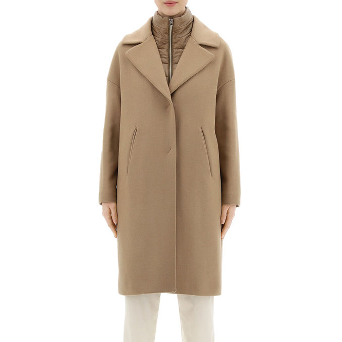 COAT ECOWOOL Woman Sand
