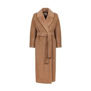 COAT ELVY IN ALPACA AND WOOL BLEND WITH BELT Woman Camel COAT ELVY IN ALPACA AND WOOL BLEND WITH BELT Woman Camel