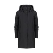 COAT IN GORETEX WITH DETACHABLE HOOD Woman Black COAT IN GORETEX WITH DETACHABLE HOOD Woman Black