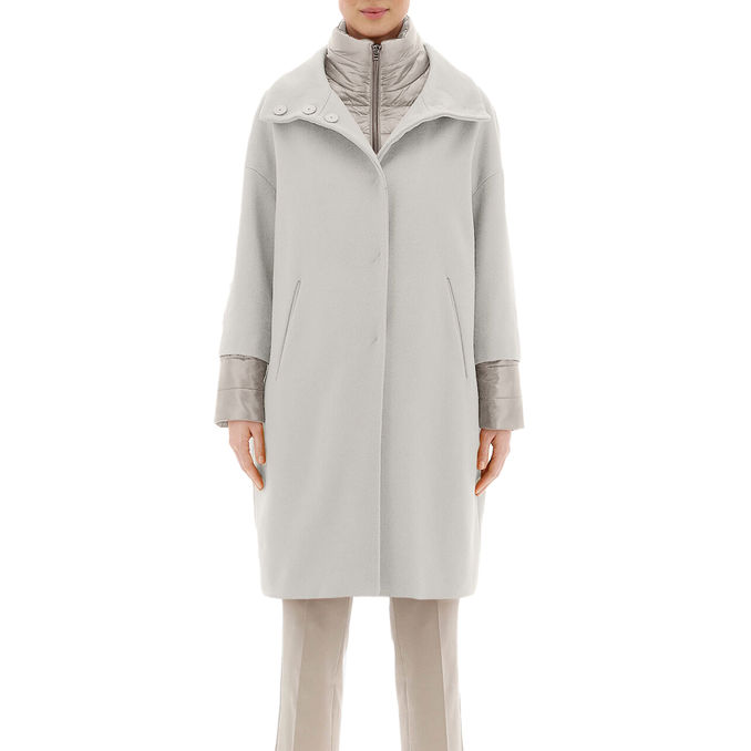 COAT LUXURY WOOL Woman Light Beige