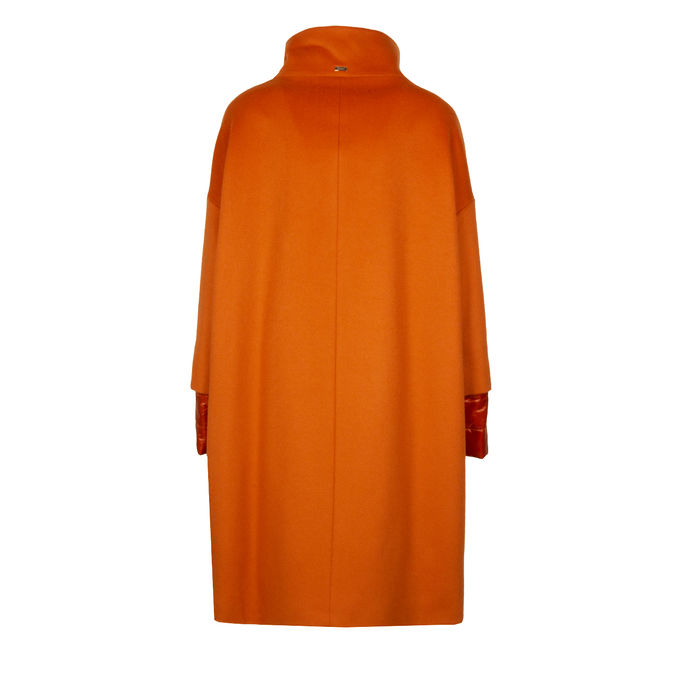 COAT LUXURY WOOL Woman Orange