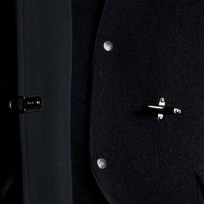 COAT MINI 3 HOOKS Woman Black 