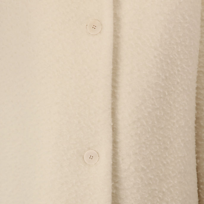 COAT MORINA Woman White Silk