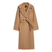 MAX MARA WEEKEND WOOL LONG TEMPERA COAT Woman Cacha