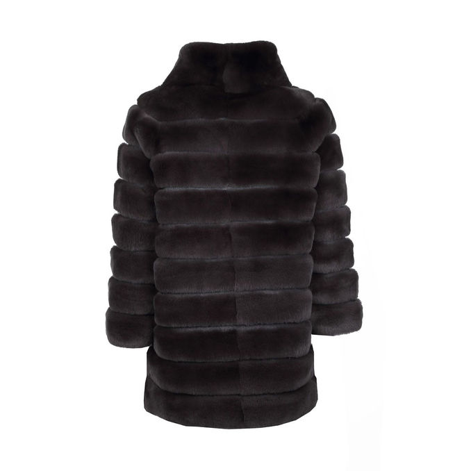 COAT WITH HIGH COLLAR