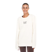 COLUMBIA SWEATSHIRT WITH EMBROIDERY Woman Vanilla COLUMBIA SWEATSHIRT WITH EMBROIDERY Woman Vanilla