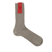 COSTA STOCKINGS WITH LUREX AND CASHMERE Woman Grey  COSTA STOCKINGS WITH LUREX AND CASHMERE Woman Grey