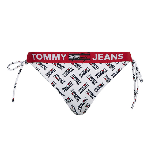 COSTUME BRIEFS WITH LOGO WITH LACES Woman White