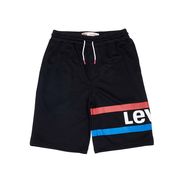 COTTON BERMUDA LOGO KNIT BICOLOR BANDS Kid Black COTTON BERMUDA LOGO KNIT BICOLOR BANDS Kid Black