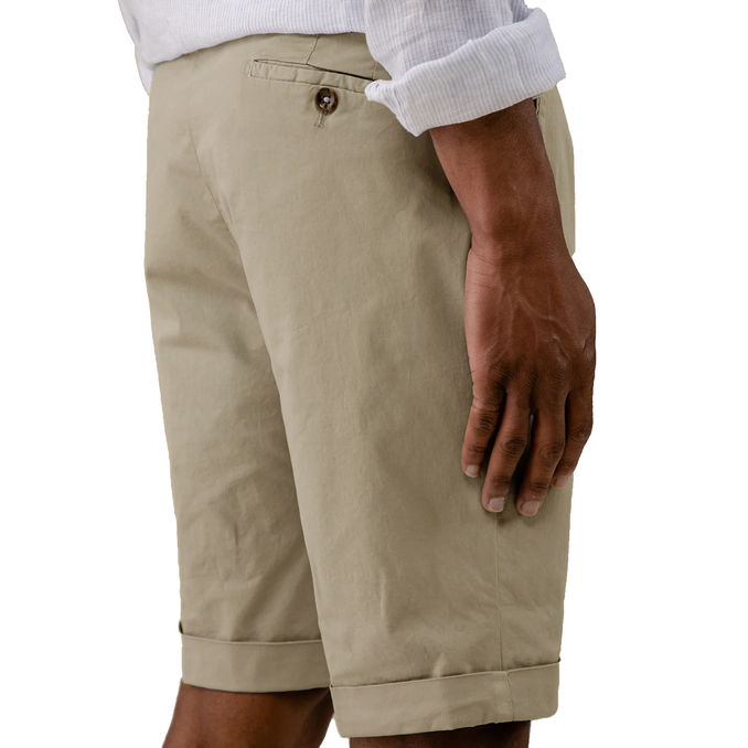 COTTON BERMUDA Man Beige 