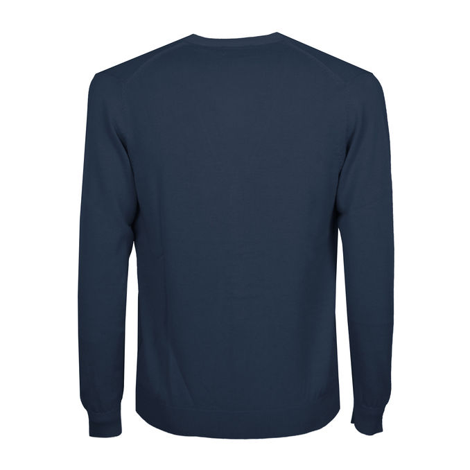 COTTON CARDIGAN Man Blue