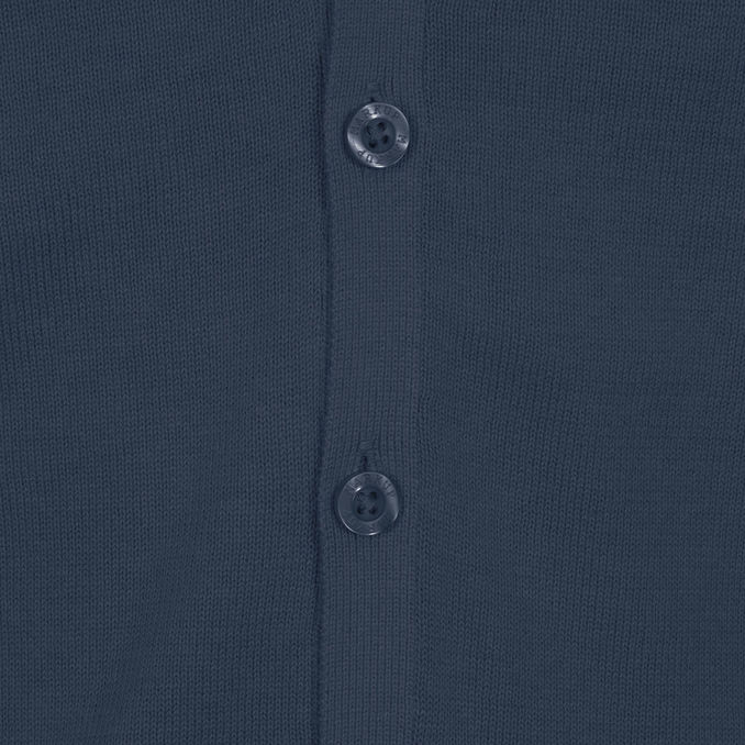 COTTON CARDIGAN Man Blue