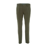 COTTON CIGARETTE TROUSERS Man Verde Muschio COTTON CIGARETTE TROUSERS Man Verde Muschio