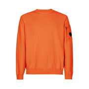 COTTON CREPE SWEATER Man Orange COTTON CREPE SWEATER Man Orange
